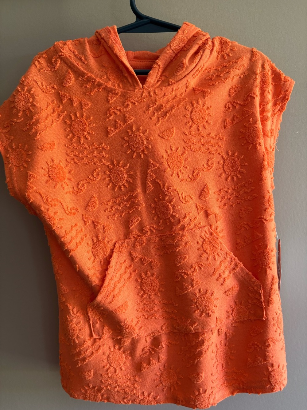 ❤️NWT Wonder Nation Terry Swim Cover Orange size 3T